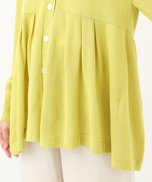 Maison de CINQ / メゾン ドゥ サンク カーディガン・ボレロ | 【小さいサイズ】ペプラムデザインVネックニットカーディガン/接触冷感/UVカット/洗える | 詳細8