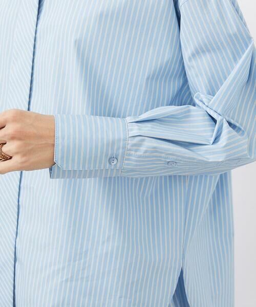 Maison de CINQ / メゾン ドゥ サンク シャツ・ブラウス | [小さいサイズ]ビックシルエットストライプシャツ(セットアップ対応) | 詳細11