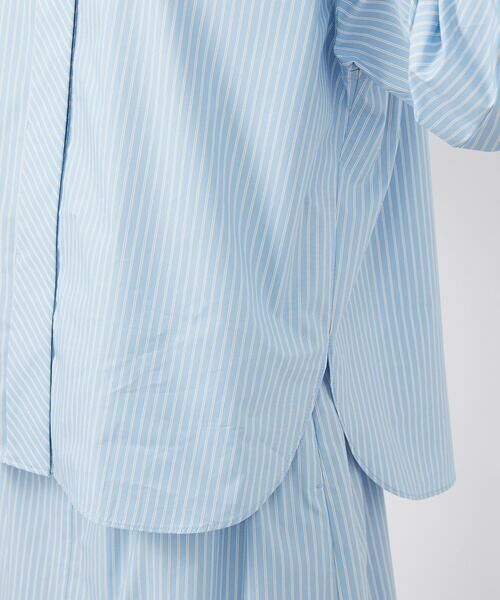 Maison de CINQ / メゾン ドゥ サンク シャツ・ブラウス | [小さいサイズ]ビックシルエットストライプシャツ(セットアップ対応) | 詳細12