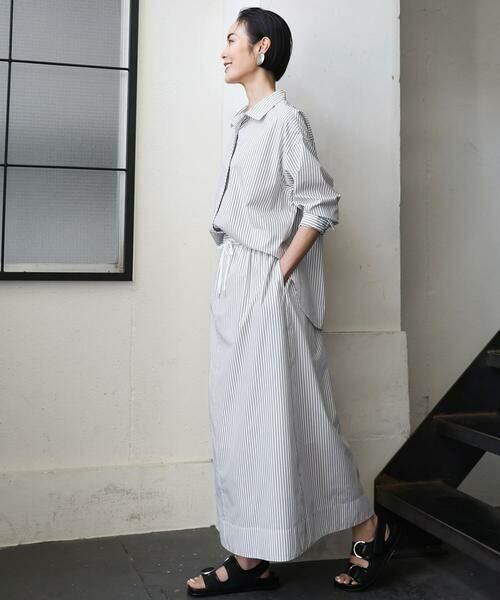 Maison de CINQ / メゾン ドゥ サンク シャツ・ブラウス | [小さいサイズ]ビックシルエットストライプシャツ(セットアップ対応) | 詳細20