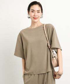 Maison de CINQ / メゾン ドゥ サンク シャツ・ブラウス | [小さいサイズ]クルーネック TEEブラウス(接触冷感/セットアップ対応)