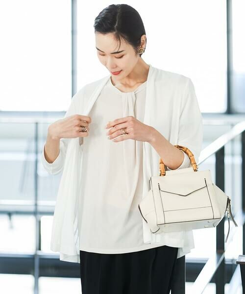 Maison de CINQ / メゾン ドゥ サンク カーディガン・ボレロ | [小さいサイズ]ドレープカーディガン(接触冷感/UVカット) | 詳細1