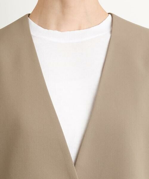 Maison de CINQ / メゾン ドゥ サンク ノーカラージャケット | [小さいサイズ]ノーカラージャケット(接触冷感/セットアップ対応) | 詳細7