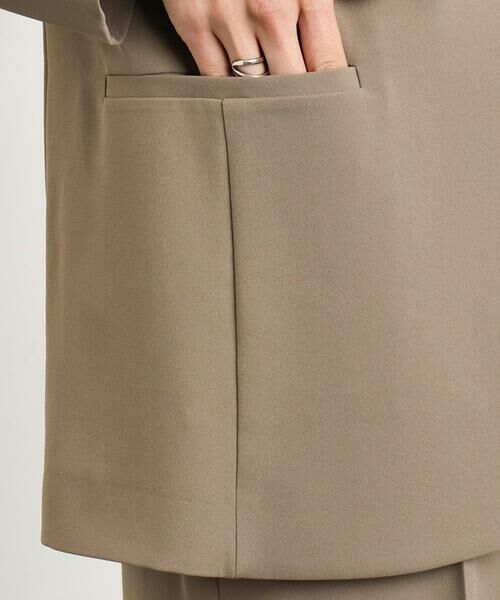 Maison de CINQ / メゾン ドゥ サンク ノーカラージャケット | [小さいサイズ]ノーカラージャケット(接触冷感/セットアップ対応) | 詳細9