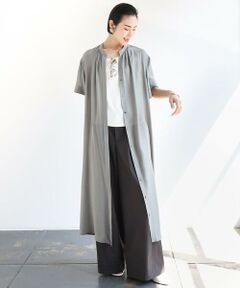 Maison de CINQ / メゾン ドゥ サンク ロング・マキシ丈ワンピース | [小さいサイズ]3WAYロングシャツワンピース