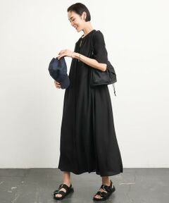 Maison de CINQ / メゾン ドゥ サンク ロング・マキシ丈ワンピース | [小さいサイズ]3WAYロングシャツワンピース