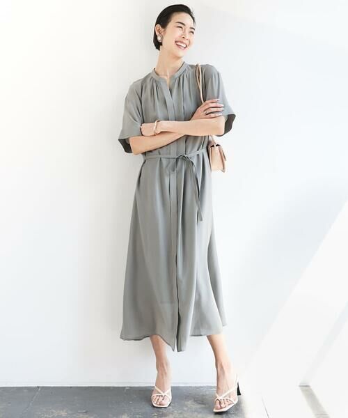 Maison de CINQ / メゾン ドゥ サンク ロング・マキシ丈ワンピース | [小さいサイズ]3WAYロングシャツワンピース | 詳細1