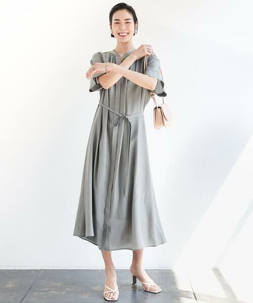 Maison de CINQ / メゾン ドゥ サンク ロング・マキシ丈ワンピース | [小さいサイズ]3WAYロングシャツワンピース | 詳細17
