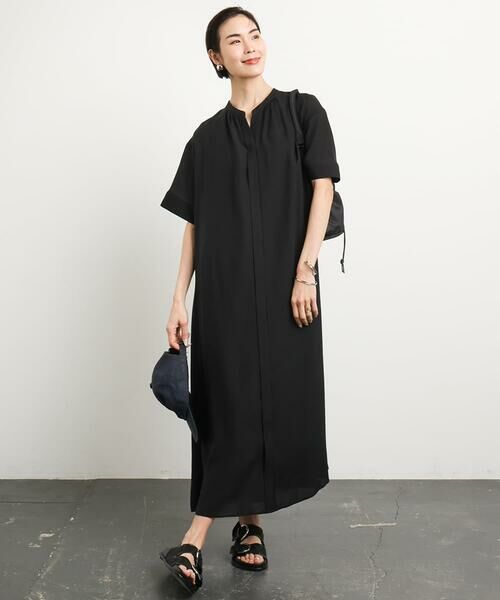 Maison de CINQ / メゾン ドゥ サンク ロング・マキシ丈ワンピース | [小さいサイズ]3WAYロングシャツワンピース | 詳細2