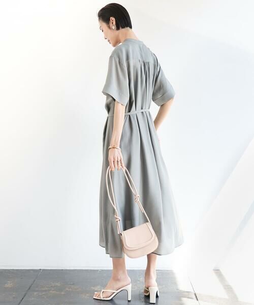 Maison de CINQ / メゾン ドゥ サンク ロング・マキシ丈ワンピース | [小さいサイズ]3WAYロングシャツワンピース | 詳細30