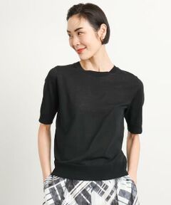 Maison de CINQ / メゾン ドゥ サンク ニット・セーター | [小さいサイズ]クルーネックニットプルオーバー(接触冷感/アンサンブル対応）