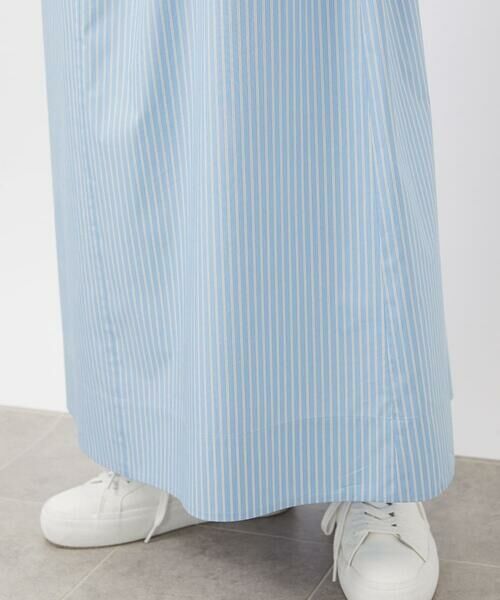 Maison de CINQ / メゾン ドゥ サンク ロング・マキシ丈スカート | [小さいサイズ]ストライプストレートスカート(セットアップ対応) | 詳細11