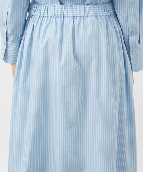 Maison de CINQ / メゾン ドゥ サンク ロング・マキシ丈スカート | [小さいサイズ]ストライプストレートスカート(セットアップ対応) | 詳細8