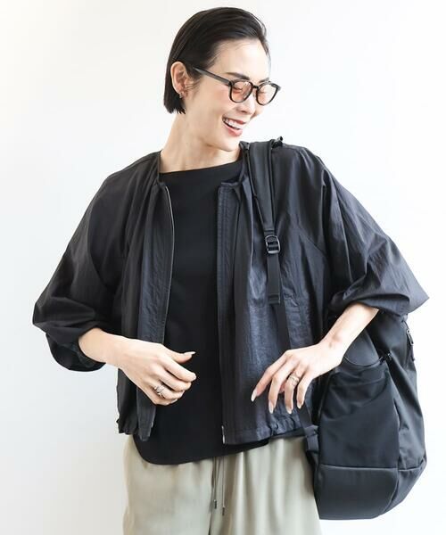 Maison de CINQ / メゾン ドゥ サンク その他アウター | [小さいサイズ]シアーノーカラーブルゾン | 詳細1