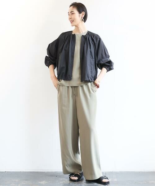 Maison de CINQ / メゾン ドゥ サンク その他アウター | [小さいサイズ]シアーノーカラーブルゾン | 詳細19