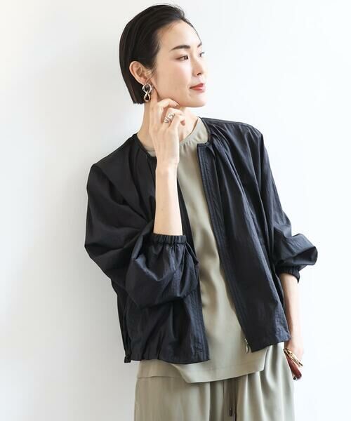 Maison de CINQ / メゾン ドゥ サンク その他アウター | [小さいサイズ]シアーノーカラーブルゾン | 詳細2