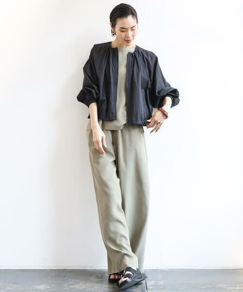 Maison de CINQ / メゾン ドゥ サンク その他アウター | [小さいサイズ]シアーノーカラーブルゾン | 詳細21