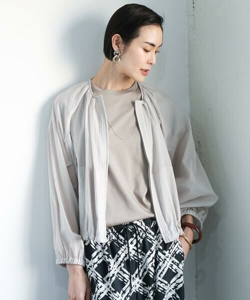 Maison de CINQ / メゾン ドゥ サンク その他アウター | [小さいサイズ]シアーノーカラーブルゾン | 詳細6