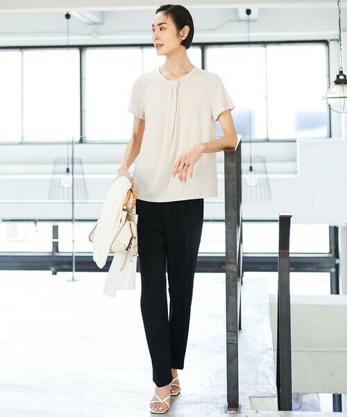 Maison de CINQ / メゾン ドゥ サンク チノ・ワークパンツ | [小さいサイズ]テーパードコージーパンツ(接触冷感/セットアップ対応) | 詳細16