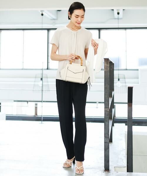 Maison de CINQ / メゾン ドゥ サンク チノ・ワークパンツ | [小さいサイズ]テーパードコージーパンツ(接触冷感/セットアップ対応) | 詳細18