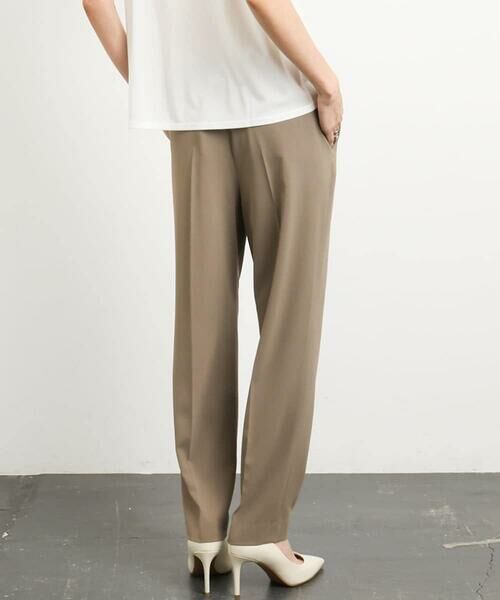 Maison de CINQ / メゾン ドゥ サンク チノ・ワークパンツ | [小さいサイズ]テーパードコージーパンツ(接触冷感/セットアップ対応) | 詳細4