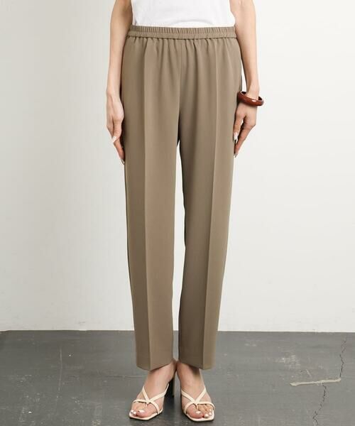 Maison de CINQ / メゾン ドゥ サンク チノ・ワークパンツ | [小さいサイズ]テーパードコージーパンツ(接触冷感/セットアップ対応) | 詳細5