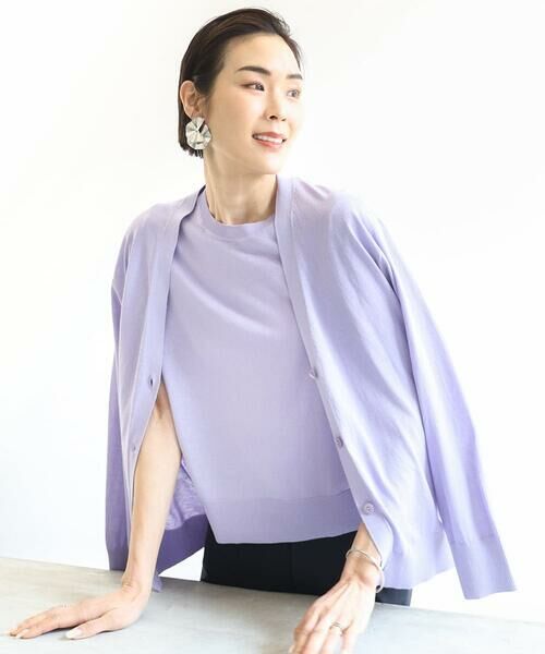 Maison de CINQ / メゾン ドゥ サンク カーディガン・ボレロ | [小さいサイズ]Vネックニットカーディガン(アンサンブル対応) | 詳細3