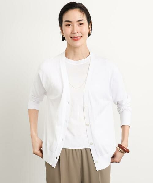 Maison de CINQ / メゾン ドゥ サンク カーディガン・ボレロ | [小さいサイズ]Vネックニットカーディガン(アンサンブル対応) | 詳細5