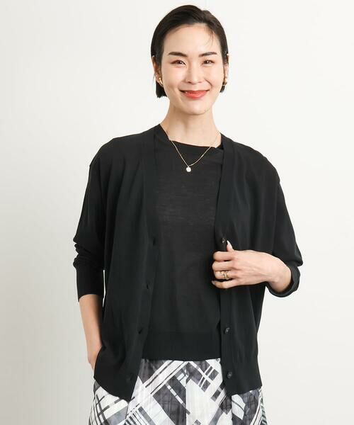 Maison de CINQ / メゾン ドゥ サンク カーディガン・ボレロ | [小さいサイズ]Vネックニットカーディガン(アンサンブル対応) | 詳細7