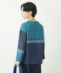 Maison de CINQ / メゾン ドゥ サンク シャツ・ブラウス | バンダナパネルプリントブラウス