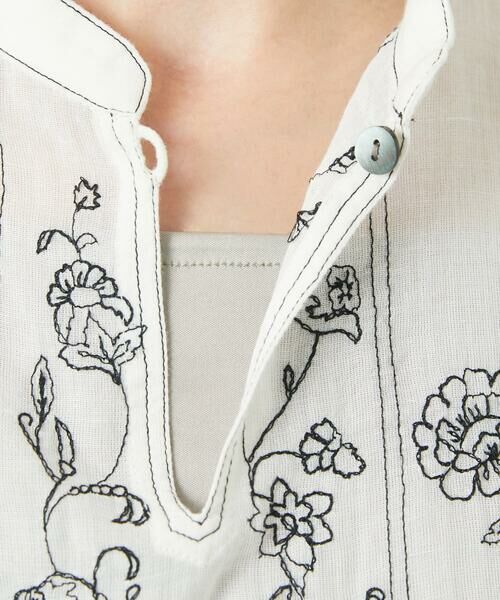 Maison de CINQ / メゾン ドゥ サンク シャツ・ブラウス | コットンガーゼ刺繍ブラウス | 詳細14