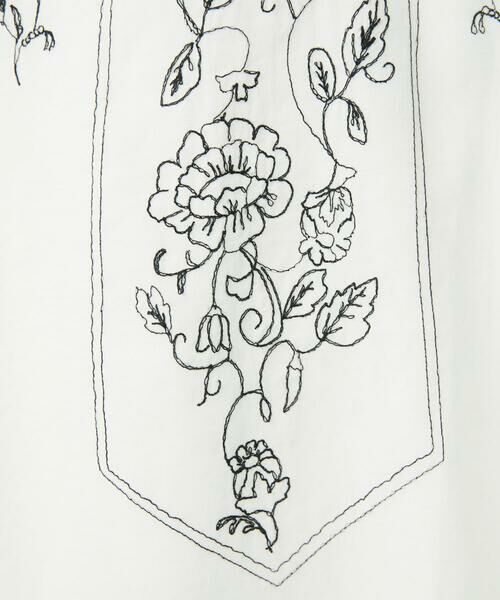 Maison de CINQ / メゾン ドゥ サンク シャツ・ブラウス | コットンガーゼ刺繍ブラウス | 詳細15