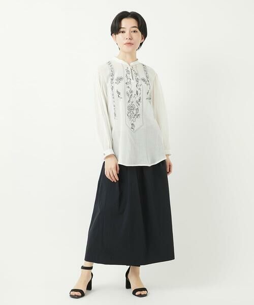 Maison de CINQ / メゾン ドゥ サンク シャツ・ブラウス | コットンガーゼ刺繍ブラウス | 詳細16