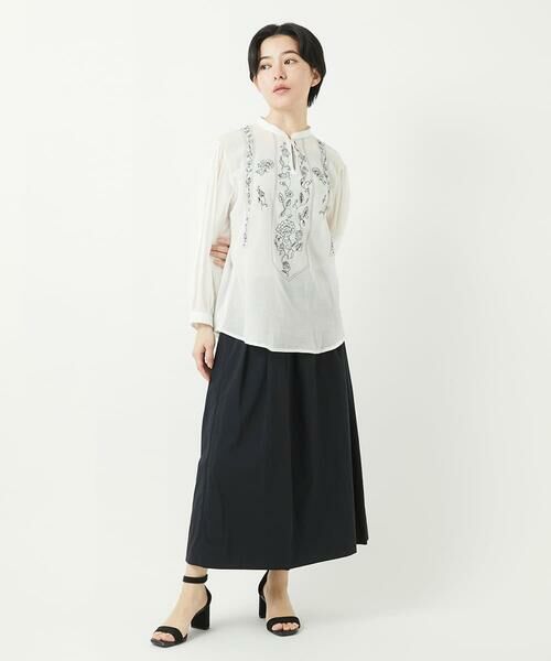 Maison de CINQ / メゾン ドゥ サンク シャツ・ブラウス | コットンガーゼ刺繍ブラウス | 詳細17