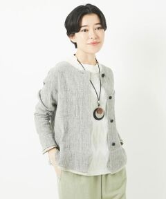 Maison de CINQ / メゾン ドゥ サンク シャツ・ブラウス | 楊柳ブラウスジャケット