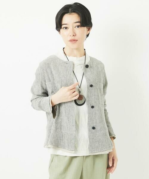 Maison de CINQ / メゾン ドゥ サンク シャツ・ブラウス | 楊柳ブラウスジャケット | 詳細2