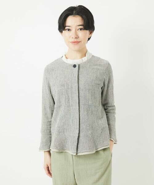 Maison de CINQ / メゾン ドゥ サンク シャツ・ブラウス | 楊柳ブラウスジャケット | 詳細3