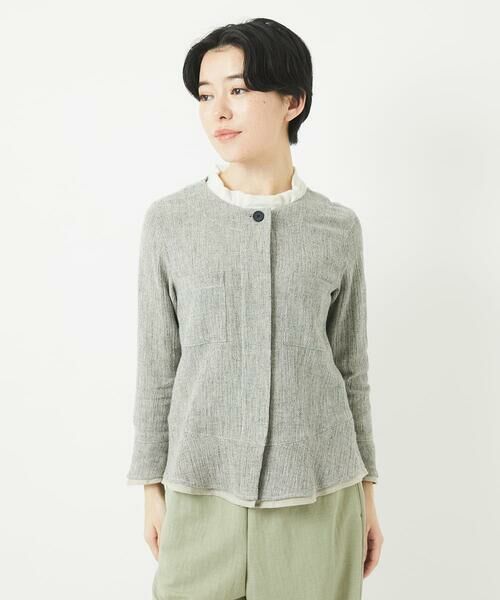 Maison de CINQ / メゾン ドゥ サンク シャツ・ブラウス | 楊柳ブラウスジャケット | 詳細4