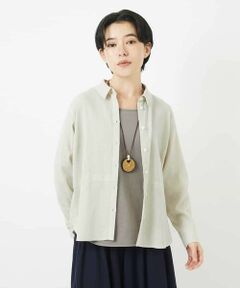 Maison de CINQ / メゾン ドゥ サンク シャツ・ブラウス | スクエアボタンコットンブラウス