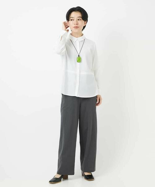 Maison de CINQ / メゾン ドゥ サンク シャツ・ブラウス | スクエアボタンコットンブラウス | 詳細19