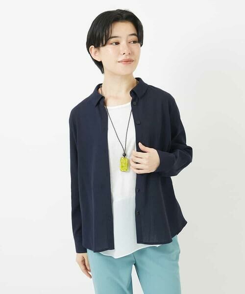 Maison de CINQ / メゾン ドゥ サンク シャツ・ブラウス | スクエアボタンコットンブラウス | 詳細2