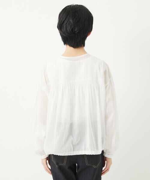 Maison de CINQ / メゾン ドゥ サンク ノーカラージャケット | コットンオーガンジーシアーブルゾン | 詳細17