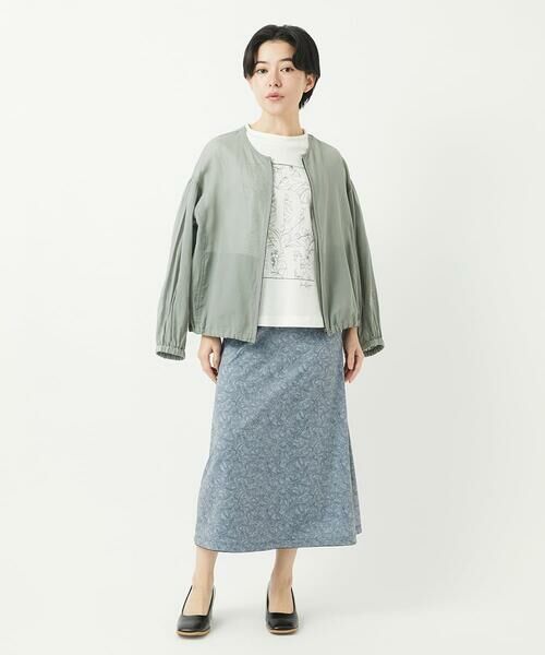 Maison de CINQ / メゾン ドゥ サンク ノーカラージャケット | コットンオーガンジーシアーブルゾン | 詳細30