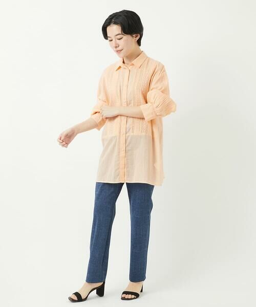 Maison de CINQ / メゾン ドゥ サンク シャツ・ブラウス | コットンボイル襟付きデザインシャツ | 詳細24