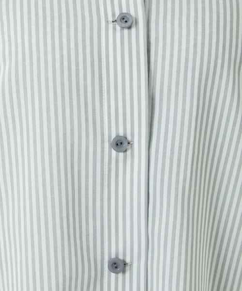 Maison de CINQ / メゾン ドゥ サンク チュニック | オーガニックコットンストライプチュニック丈ブラウス | 詳細16