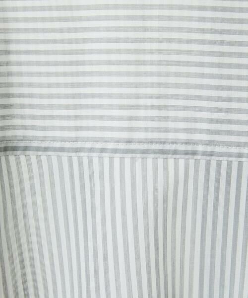Maison de CINQ / メゾン ドゥ サンク チュニック | オーガニックコットンストライプチュニック丈ブラウス | 詳細17