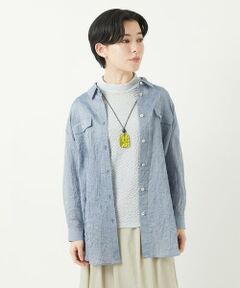 Maison de CINQ / メゾン ドゥ サンク シャツ・ブラウス | 先染めボイルワッシャーブラウス