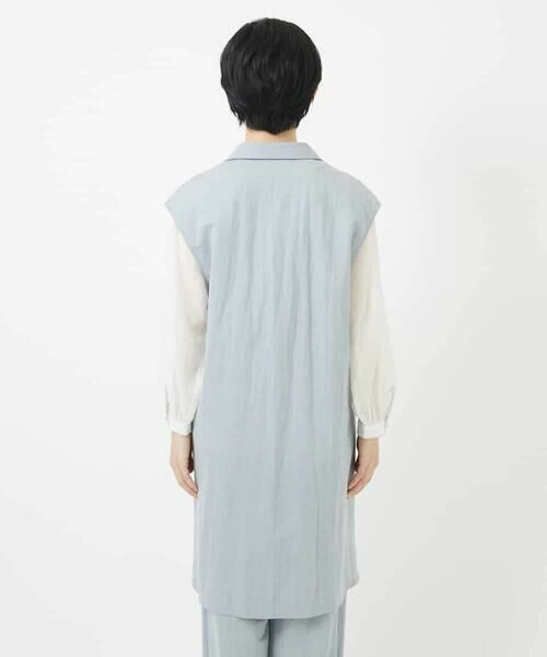 Maison de CINQ / メゾン ドゥ サンク ベスト | カノコ編みロングジレ | 詳細10