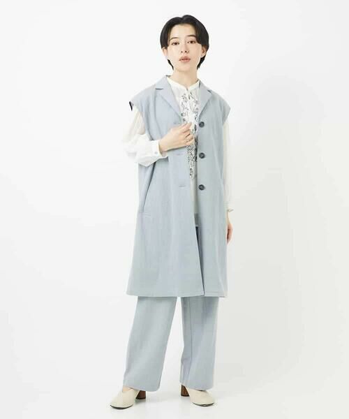 Maison de CINQ / メゾン ドゥ サンク ベスト | カノコ編みロングジレ | 詳細19