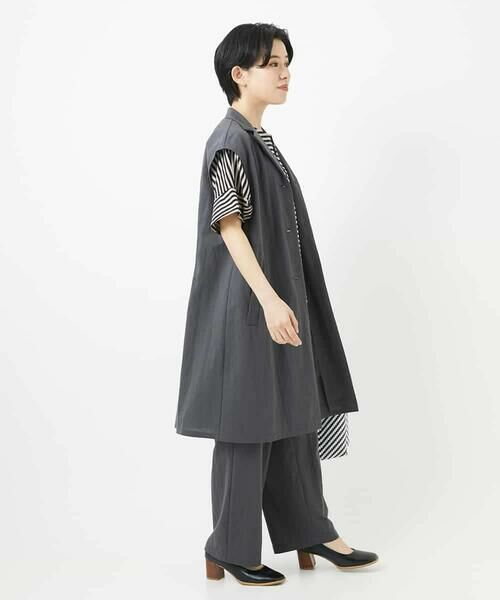 Maison de CINQ / メゾン ドゥ サンク ベスト | カノコ編みロングジレ | 詳細25